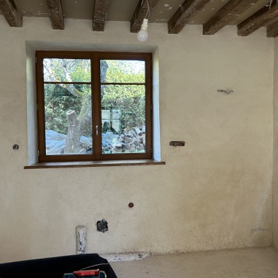 Enduit chaux chanvre 1