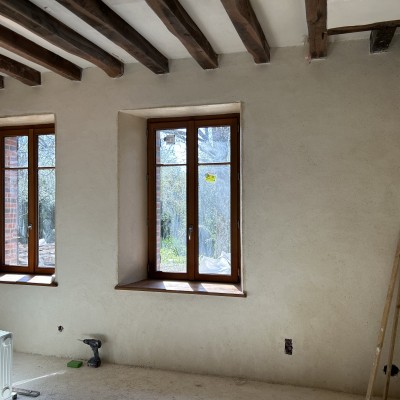 Enduit chaux chanvre 3