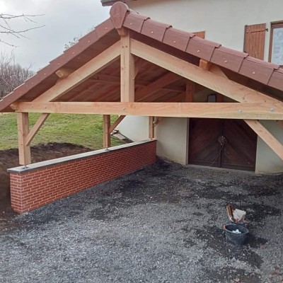 Dernière réalisation SmjL maçonnerie/bois