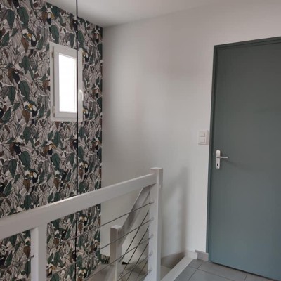 Pose de papier peint 2