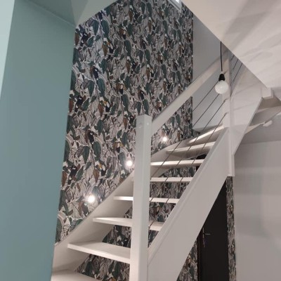 Pose de papier peint 1