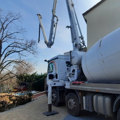 Réalisation d'un aménagement autour d'une piscine 1