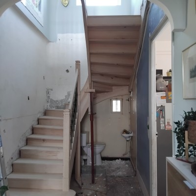 Dernière réalisation Sauger charpente et escalier bois