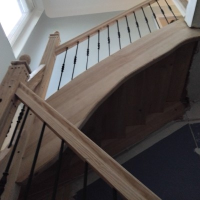 Dernière réalisation Sauger charpente et escalier bois