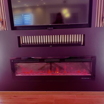 Salon moderne par eclairage ruban led 3