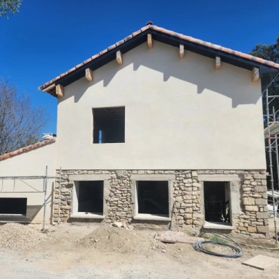 Rénovation complète maison + toiture + enduit 3