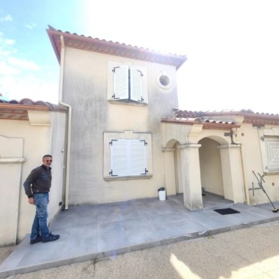 Rénovation façade monocouche 1