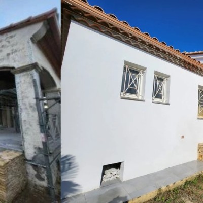 Rénovation façade monocouche 3