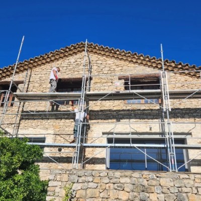 Rejointoiement mur en pierre à la chaux 3