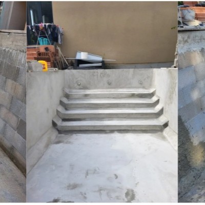 Réalisation enduit piscine 1