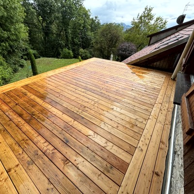 Création d'une terrasse bois 1