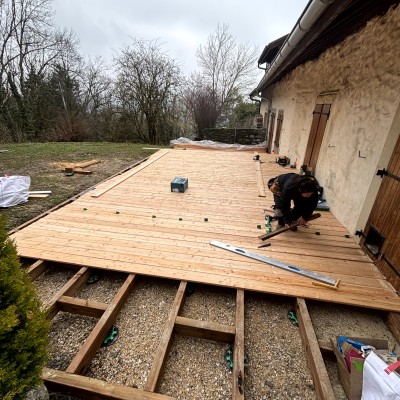 Création d'une terrasse bois 5