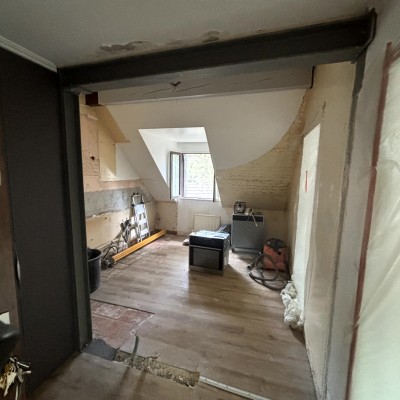 Rénovation espace cuisine avant/après 2