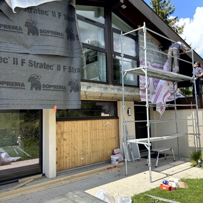 Extension de maison avant/après 3