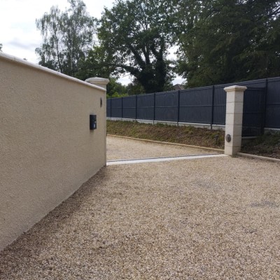 entrée refaite plus clotûre 1