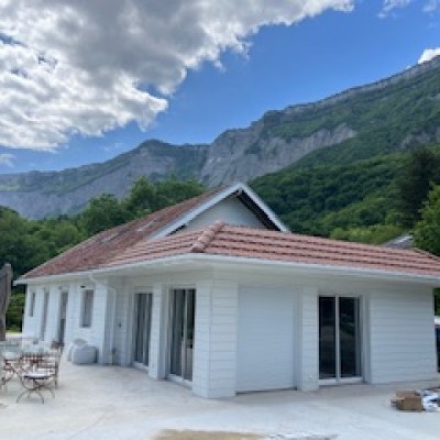 Dernière réalisation CARMINATI SYLVAIN CHARPENTE COUVERTURE ET AMENAGEMENTS EXTERIEURS