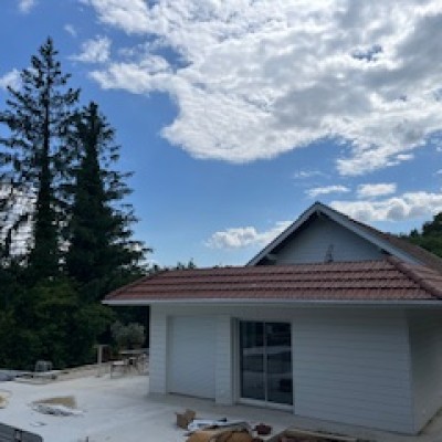 Dernière réalisation CARMINATI SYLVAIN CHARPENTE COUVERTURE ET AMENAGEMENTS EXTERIEURS