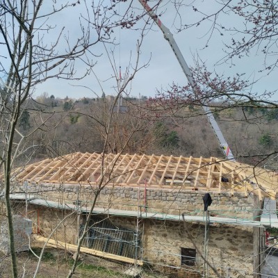 Charpente traditionnelle bois 4