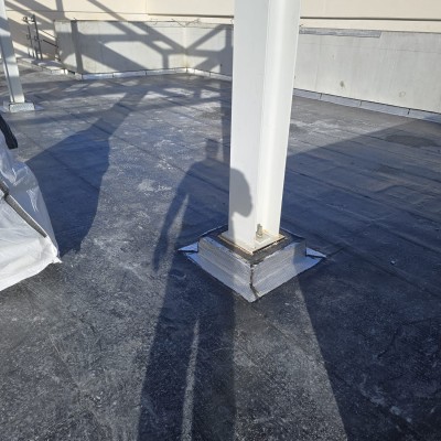 Étanchéité avant dalles sur plots 3