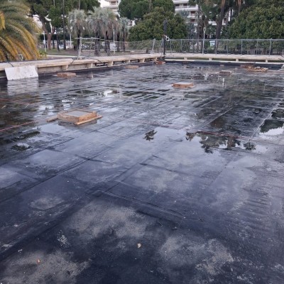 Travaux d'étanchéité et pose de plancher bois restaurant le BAOLI Cannes (06) 3
