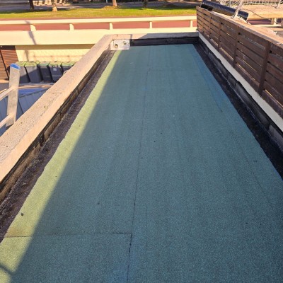 Travaux d'étanchéité et pose de plancher bois restaurant le BAOLI Cannes (06) 2