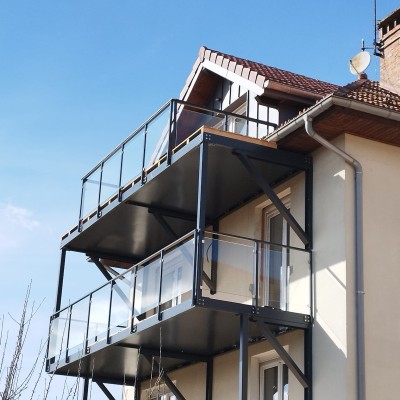 Réalisations de balcons / gardes corps 1