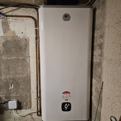 Remplacement d'une chaudière gaz par un ballon d'eau chaude extra-plat instantané 1