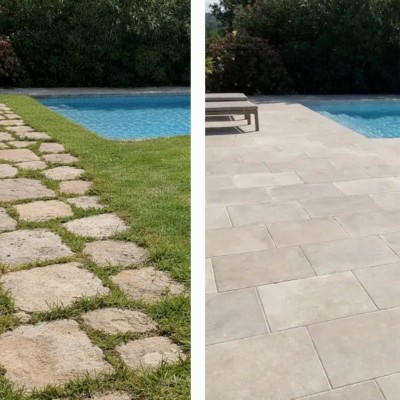 Pose de Carrelage dans la terrasse à urrugne 1