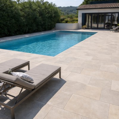 Pose de Carrelage dans la terrasse à urrugne 3