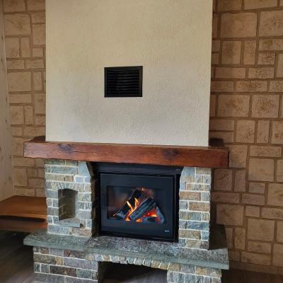 Installation d'inserts à bois 2