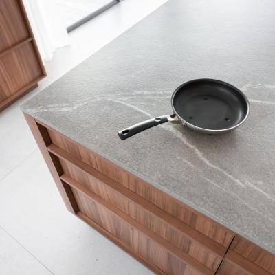 CERAMIQUE ABK STONE Piasentina Mud MATE + CUISSON INVISIBLE COOKING SURFACE 3