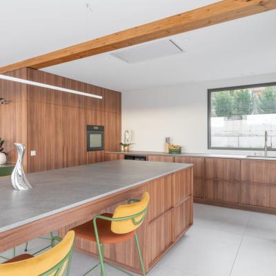 CERAMIQUE ABK STONE Piasentina Mud MATE + CUISSON INVISIBLE COOKING SURFACE 1