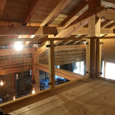 Garde corps mezzanine vitrage sécurité 1