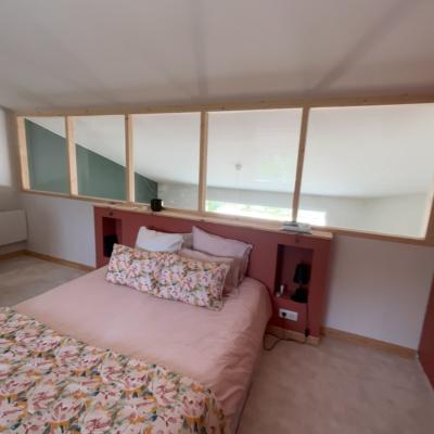 Réalisation d'une tête de lit sur mesure en plaques de plâtre 3