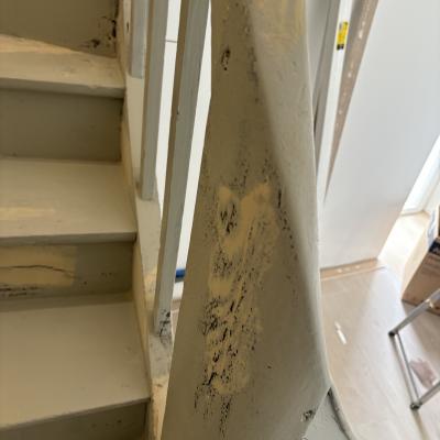 Reparation escalier en bois 5