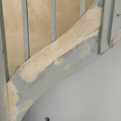 Reparation escalier en bois 1