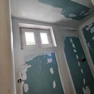 Cloisonnement d'une salle de bain 3