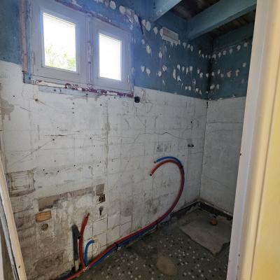 Cloisonnement d'une salle de bain 5