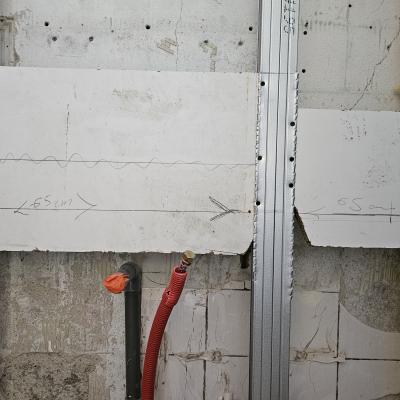 Cloisonnement d'une salle de bain 1