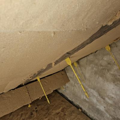 Rampants isolés en laine de bois 3