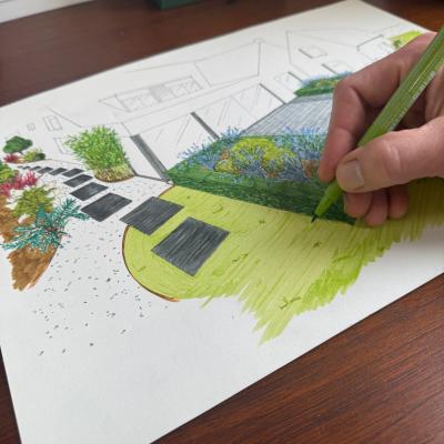 Dernière réalisation LE POUCE VERT