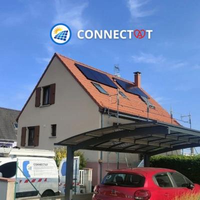 Installation panneaux solaires - Logelheim (Haut-Rhin) 1