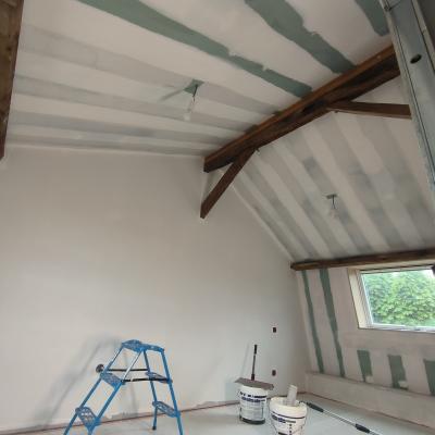 Chantier ossature métalique, fermacell et peinture 5