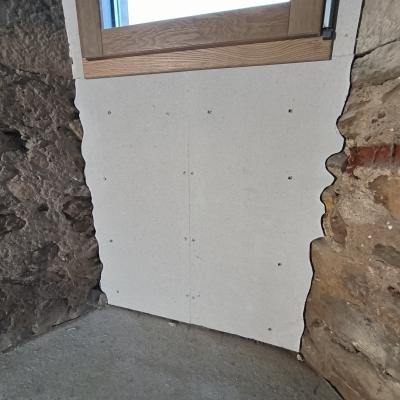 Chantier ossature métalique, fermacell et peinture 2