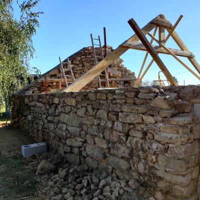 Rénovation d'une hutte 2