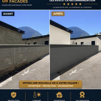 Ravalement de façades à saint jean de Maurienne 2