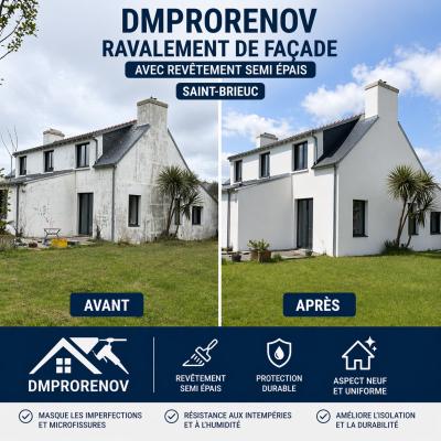 Dernière réalisation DM prorenov Peintre Saint Brieuc