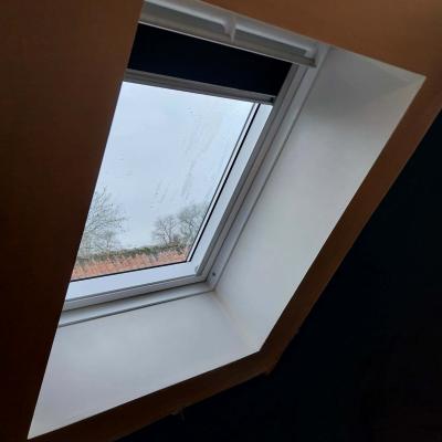Chantier à Olhain : Habillage velux 1