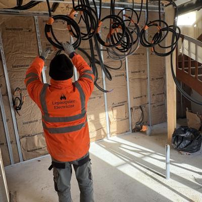 Dernière réalisation Leparquier Electricité