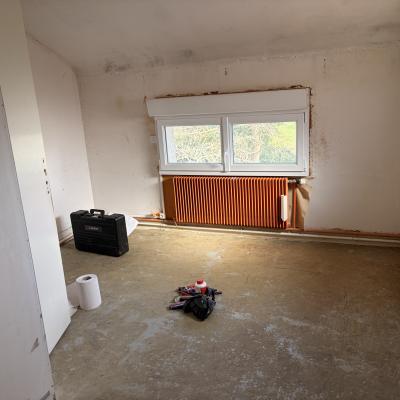 Création d'une sale de bain dans une ancienne chambre 4